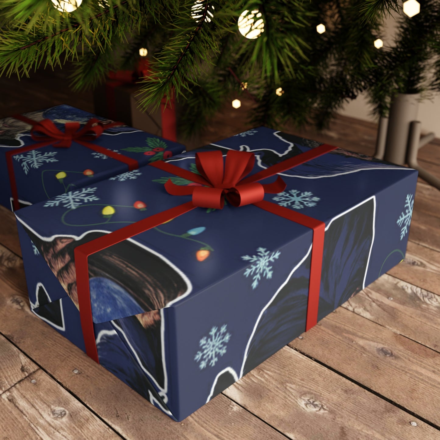 Pondering Wizard Wrapping paper