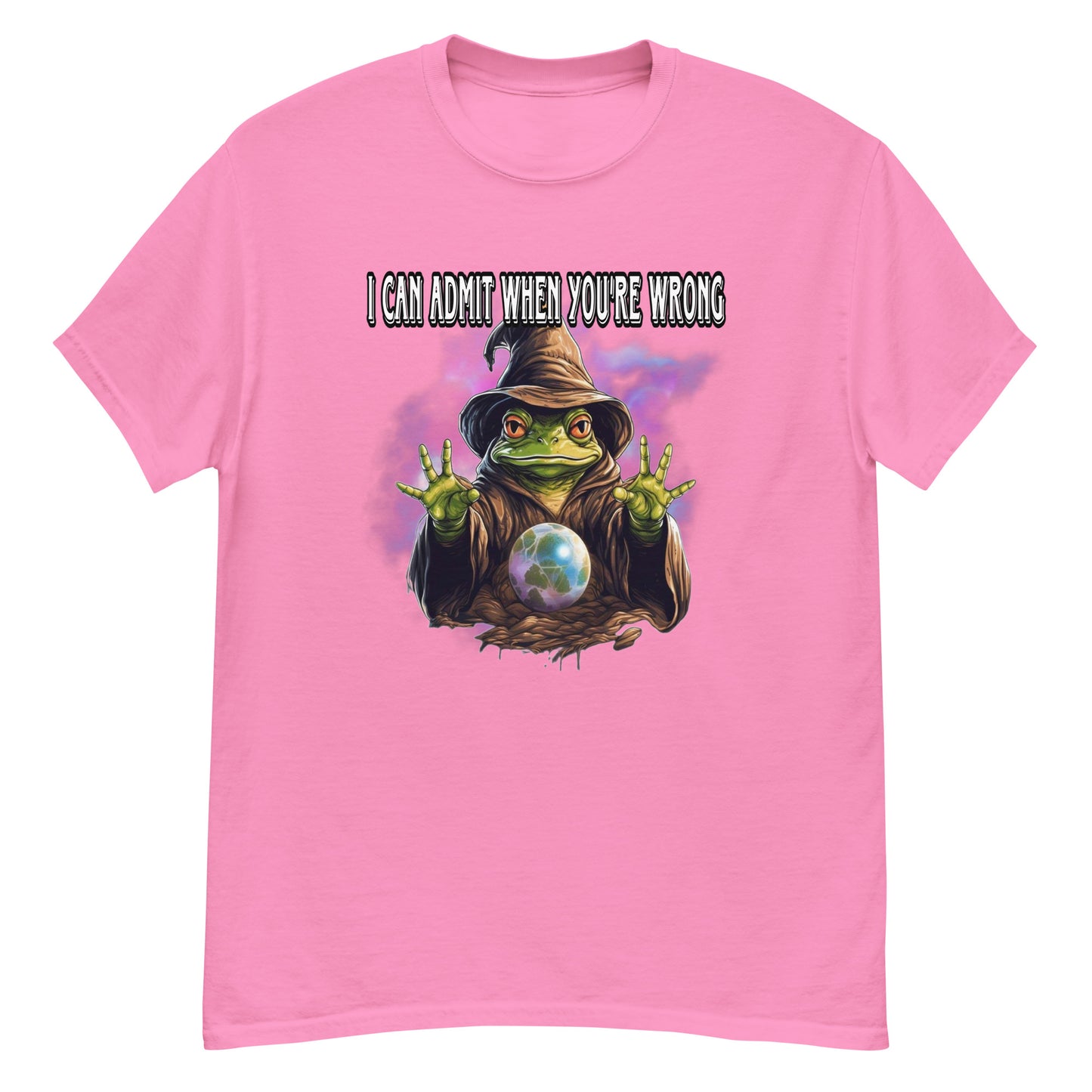 Ich kann zugeben, wenn du falsch liegst