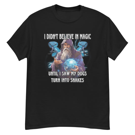 Dogs turn into snakes tee