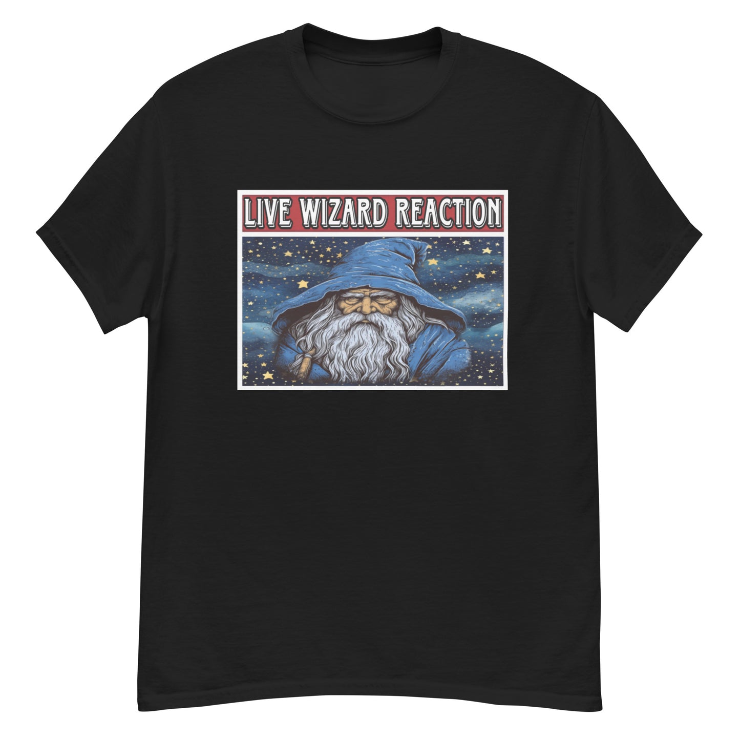 Live Wizard Reaktions-T-Shirt