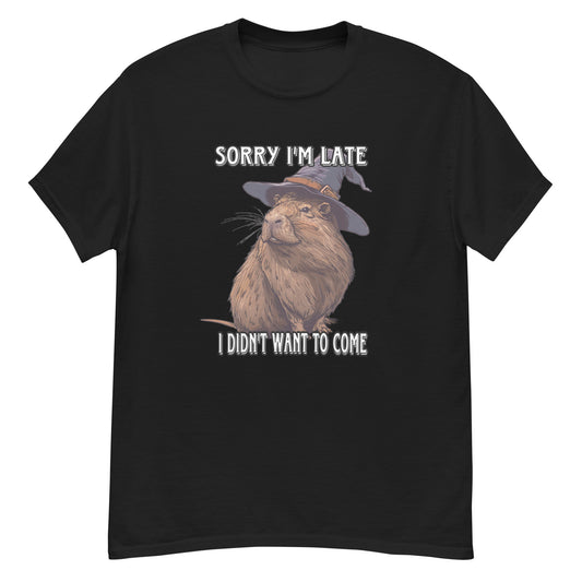 Sorry I’m late I didn’t want to come