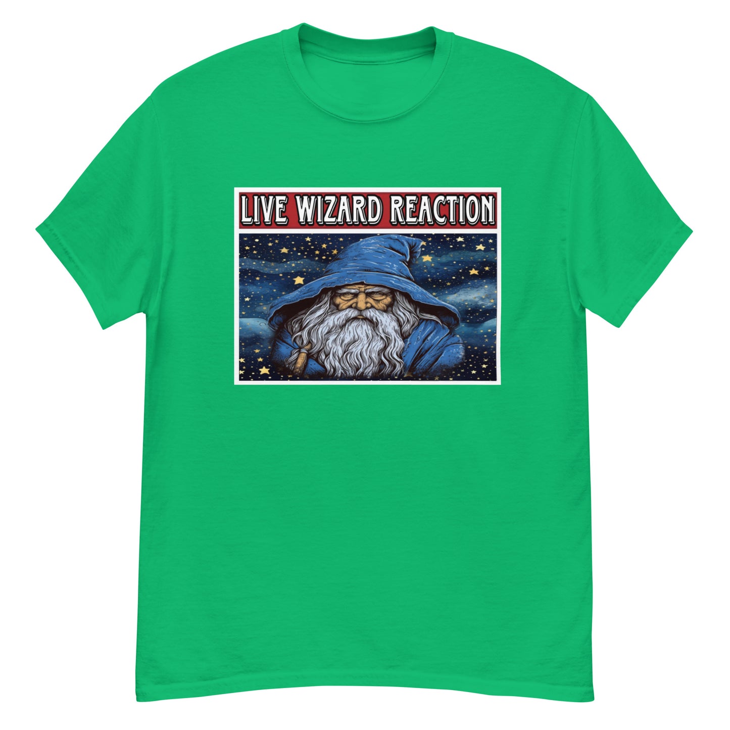 Live Wizard Reaktions-T-Shirt