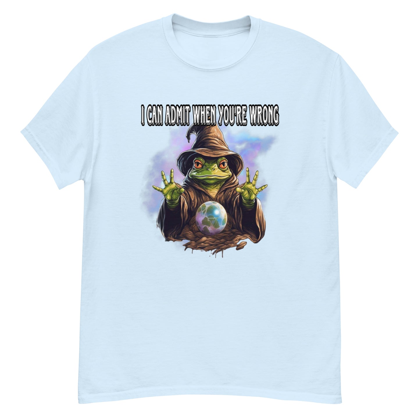 Ich kann zugeben, wenn du falsch liegst