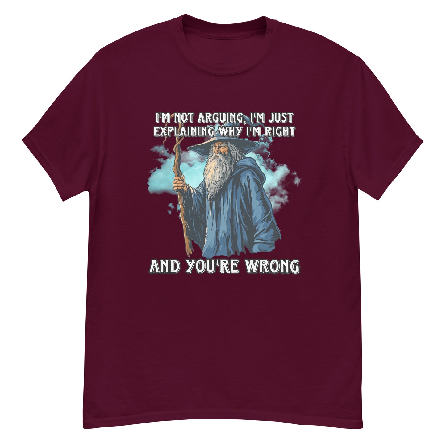 I’m not arguing I’m explaining why I’m right