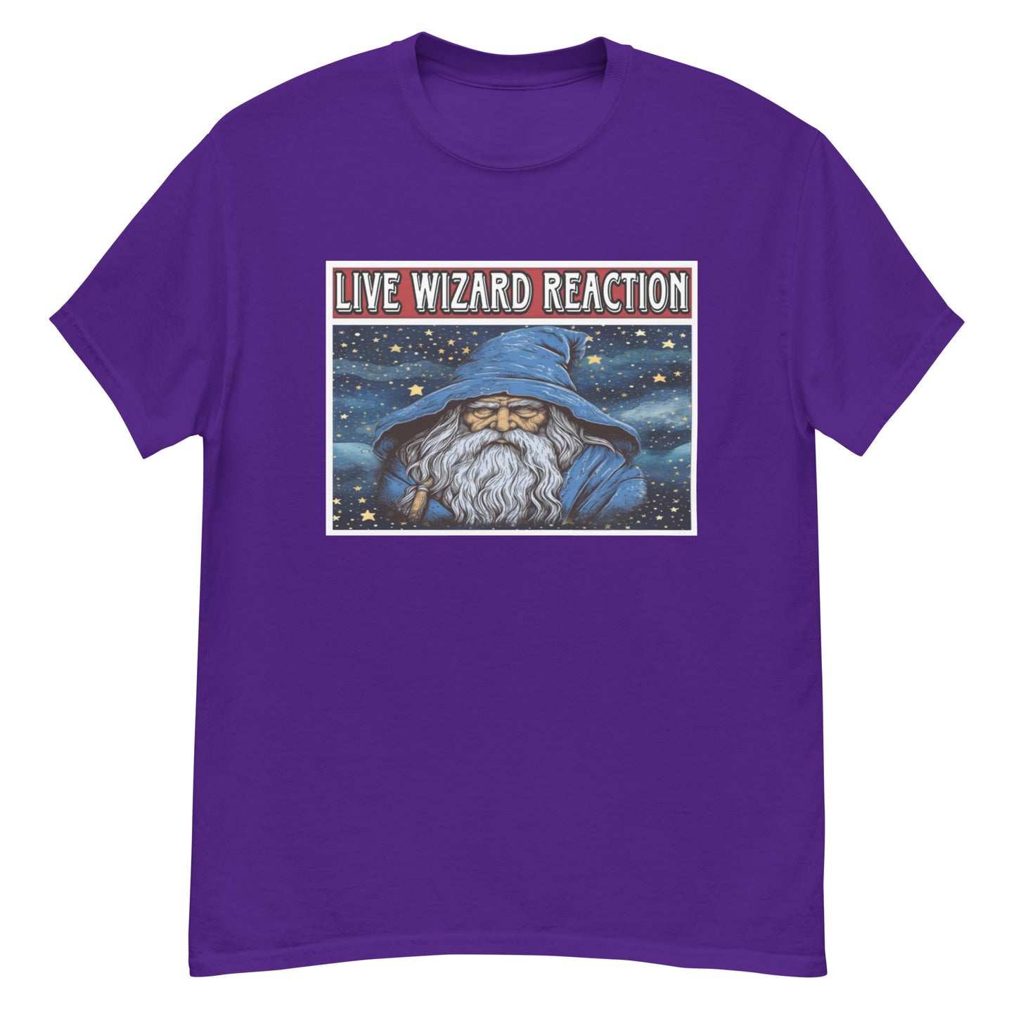 Live Wizard Reaktions-T-Shirt