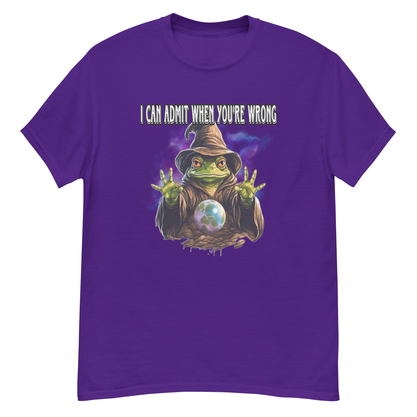 Ich kann zugeben, wenn du falsch liegst