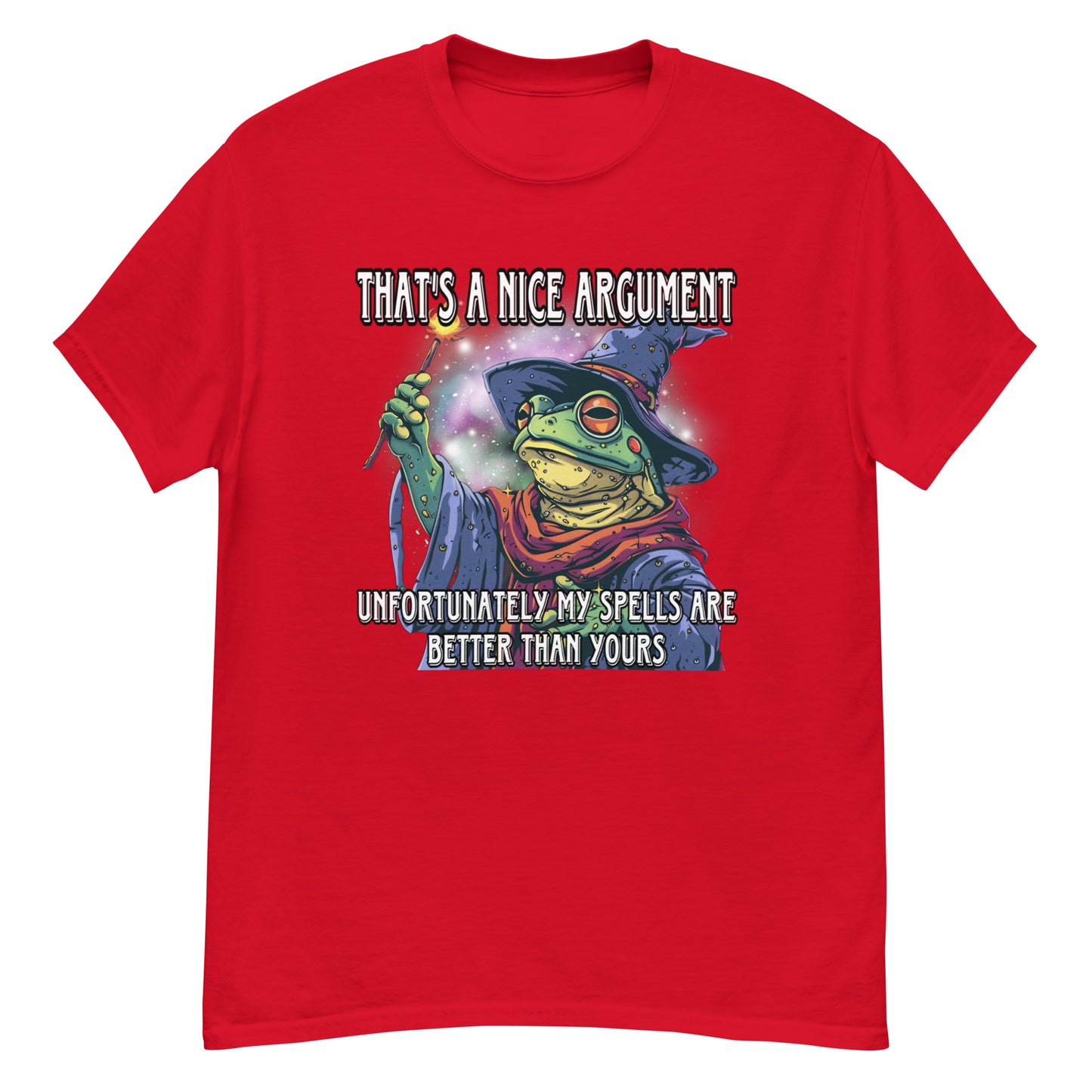 Das ist ein schönes Argument, leider sind meine Zauber besser als deine