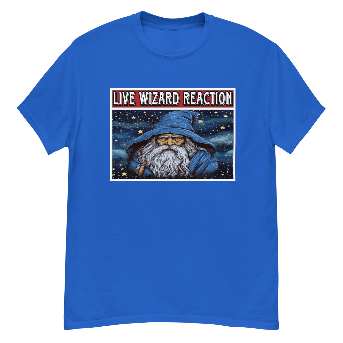 Live Wizard Reaktions-T-Shirt