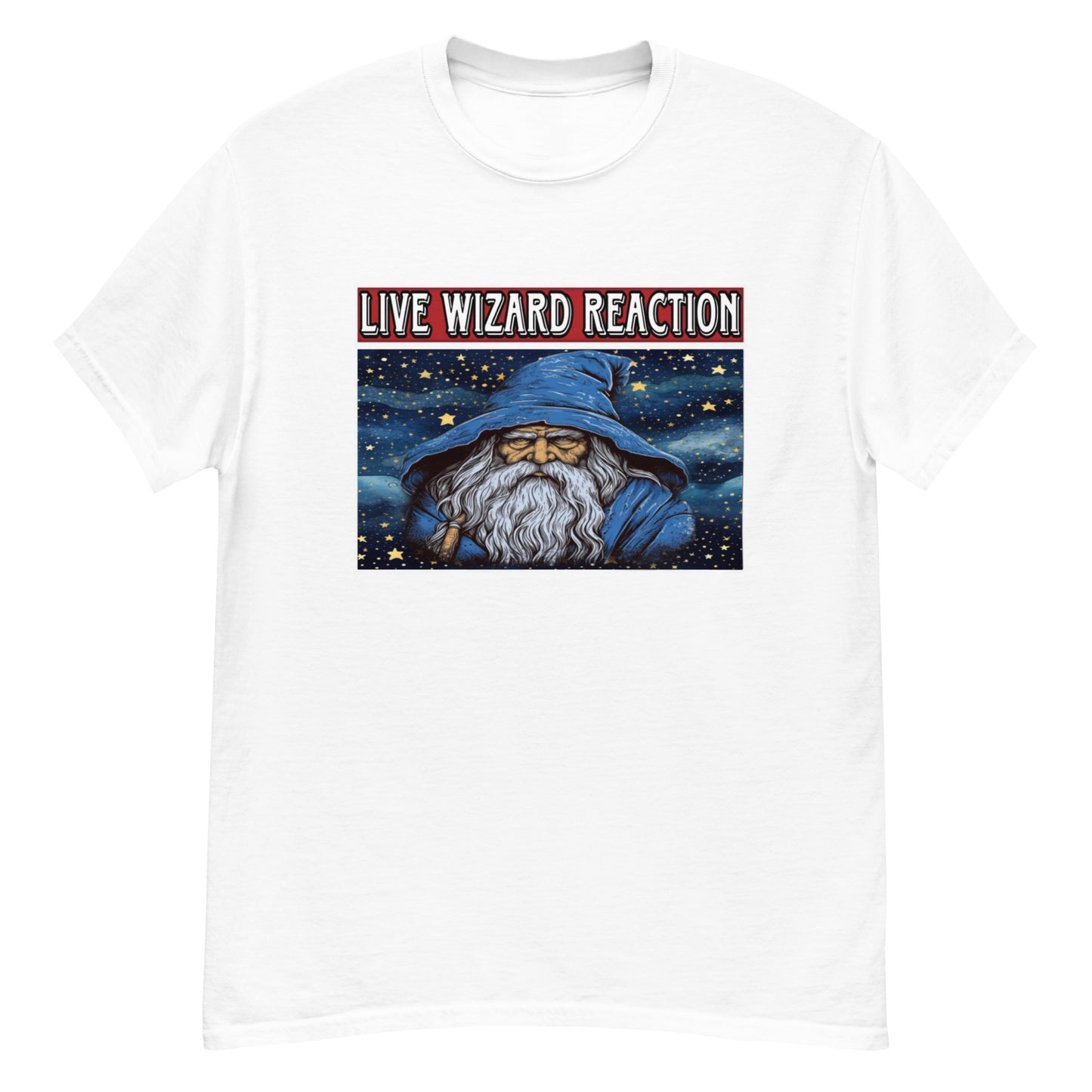 Live Wizard Reaktions-T-Shirt