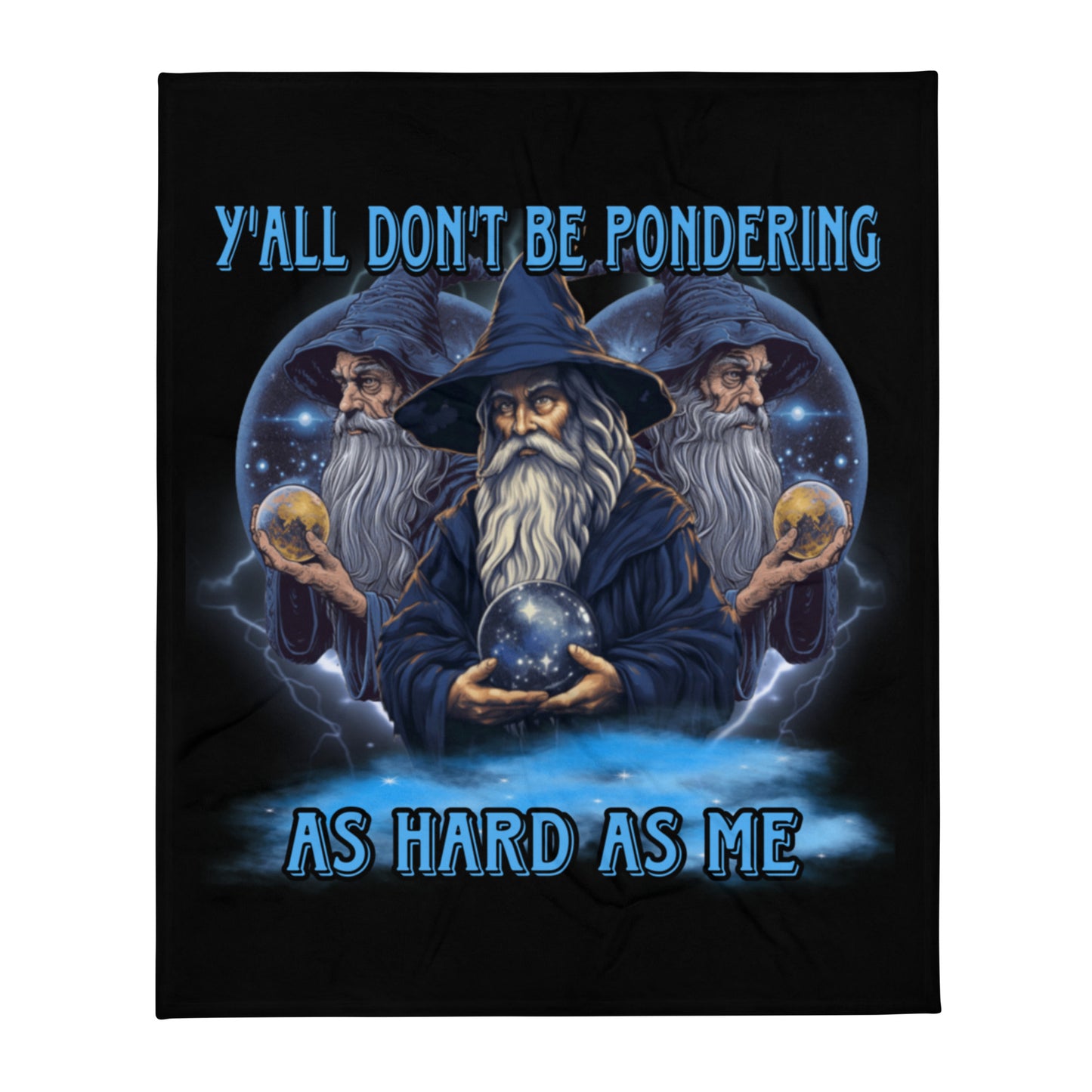 Pondering Throw Blanket