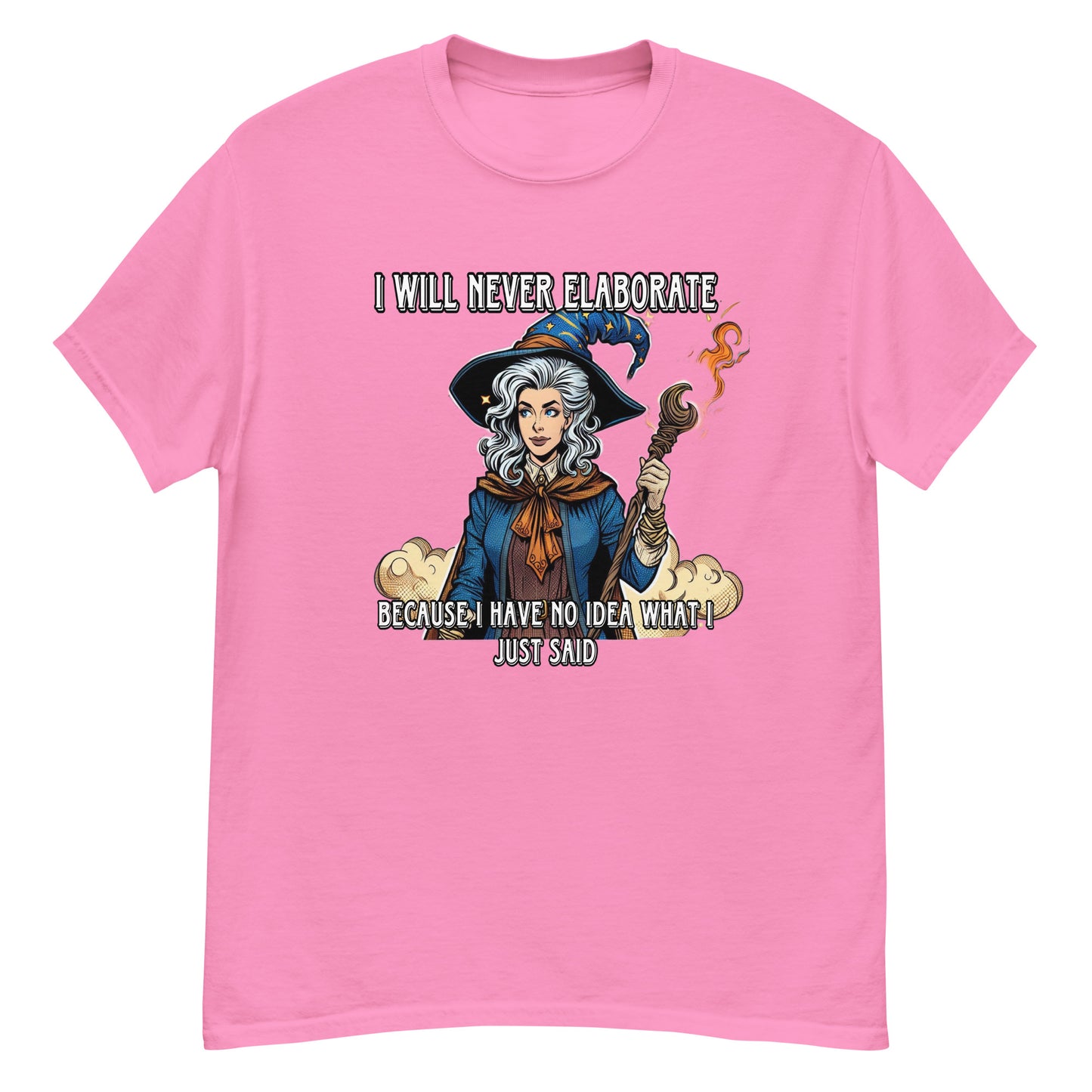 Ich werde nie näher darauf eingehen, weil ich keine Ahnung habe, was ich gerade gesagt habe