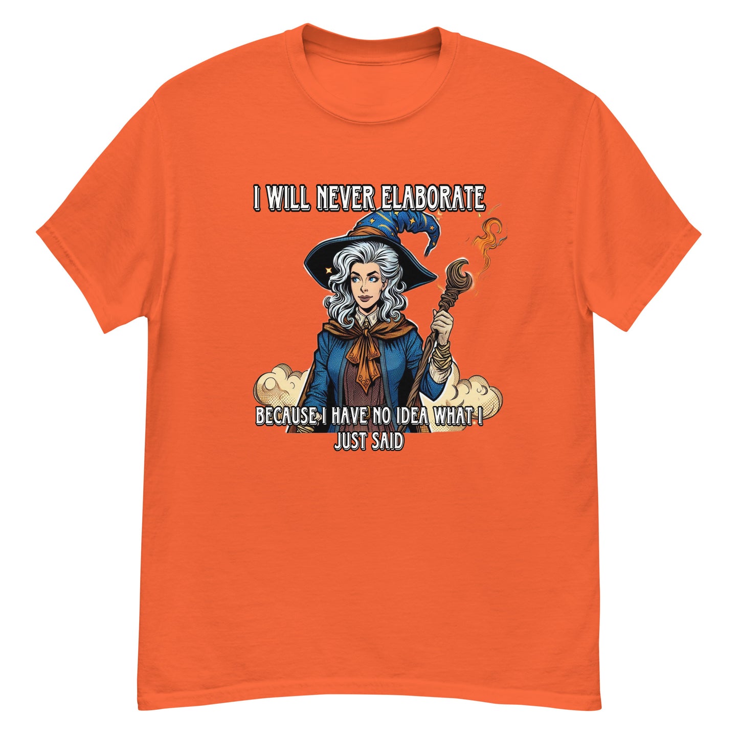 Ich werde nie näher darauf eingehen, weil ich keine Ahnung habe, was ich gerade gesagt habe