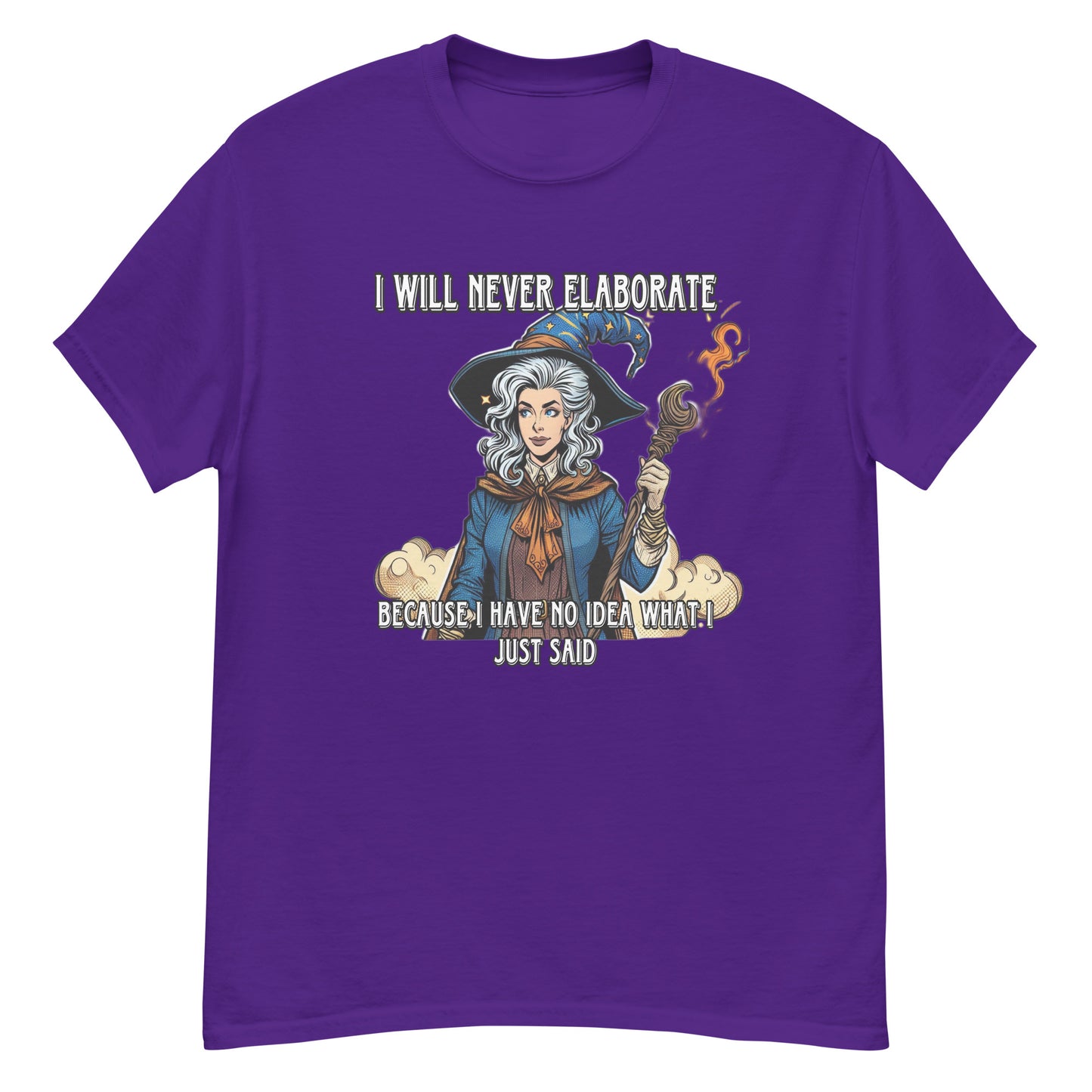 Ich werde nie näher darauf eingehen, weil ich keine Ahnung habe, was ich gerade gesagt habe