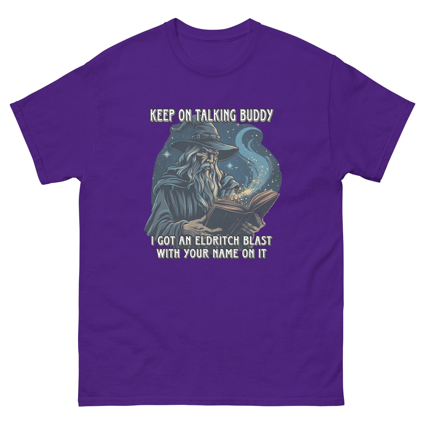 Keep on talking buddy i got an eldritch blast with your name on it
