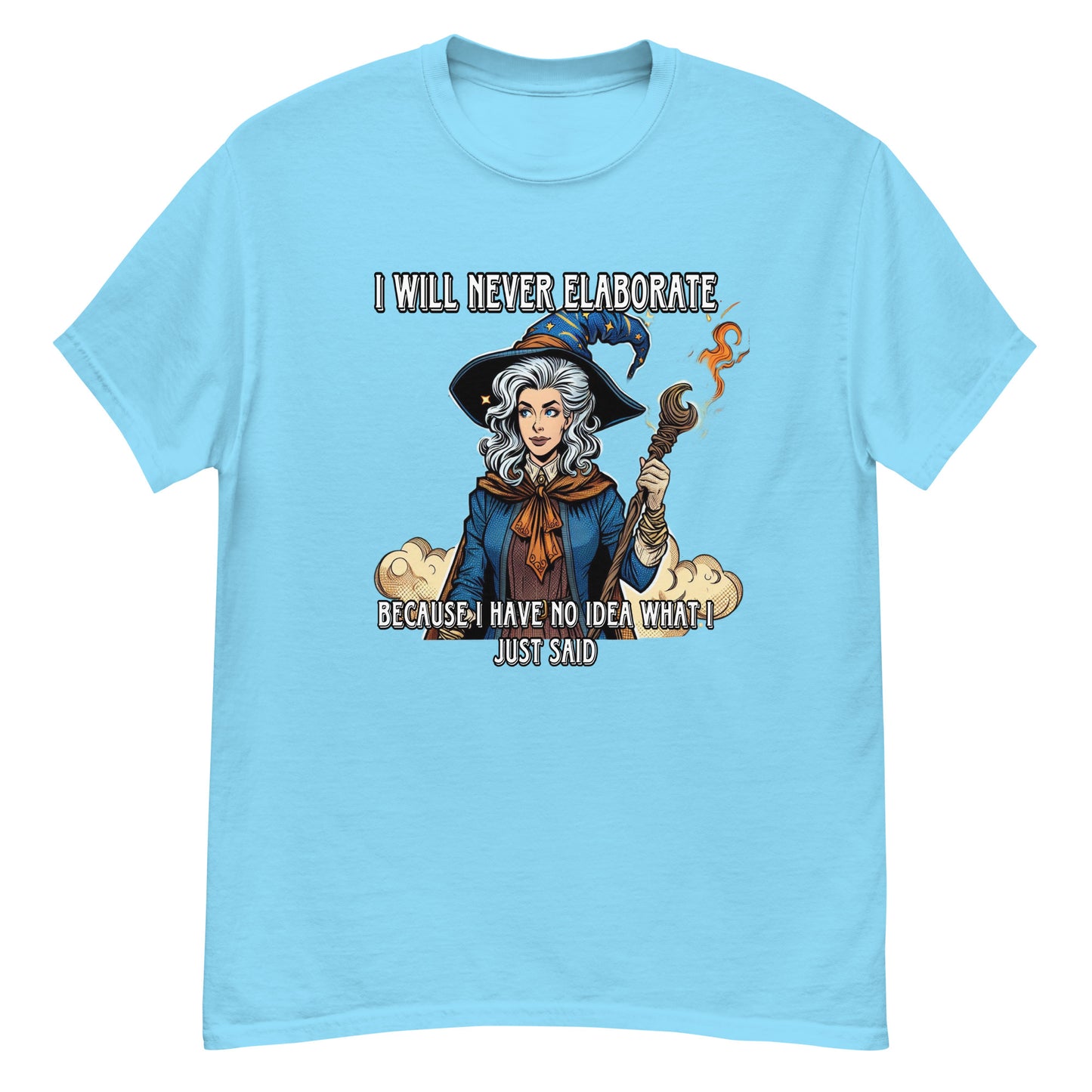 Ich werde nie näher darauf eingehen, weil ich keine Ahnung habe, was ich gerade gesagt habe