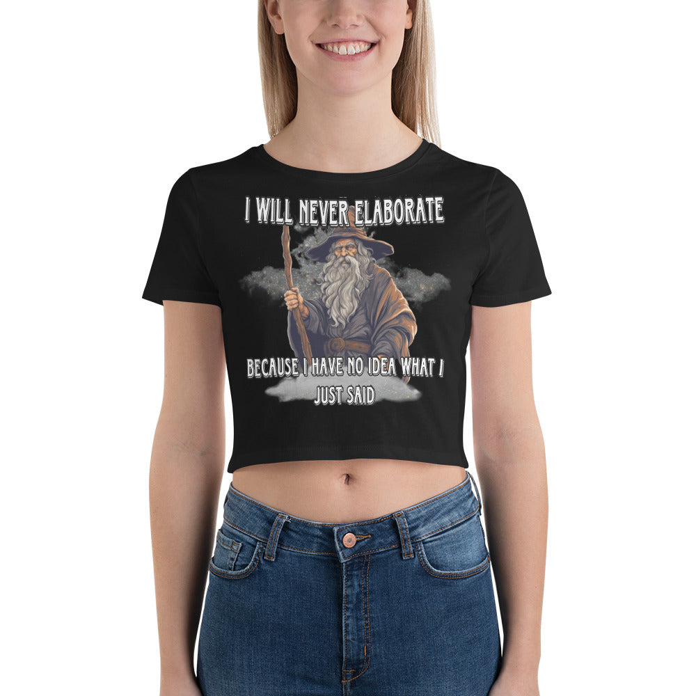 Ich werde niemals ein ausführliches Baby-T-Shirt machen
