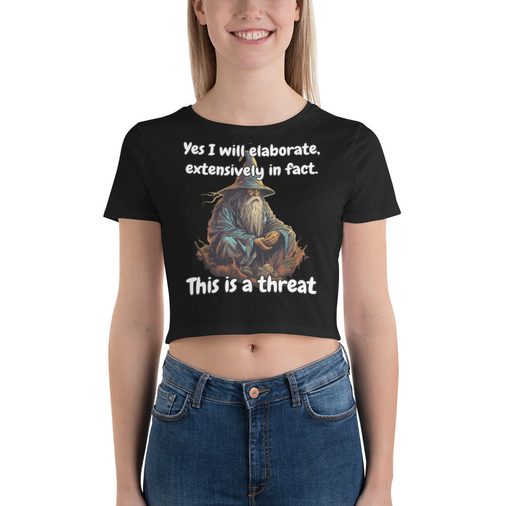 Yes I will elaborate baby tee