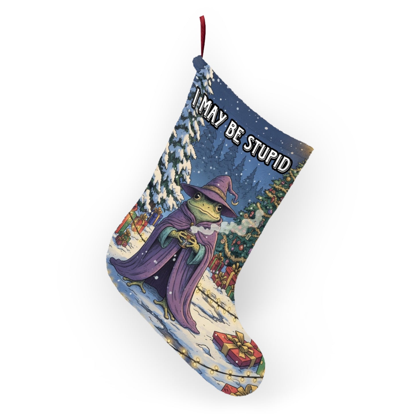 I may be stupid stocking