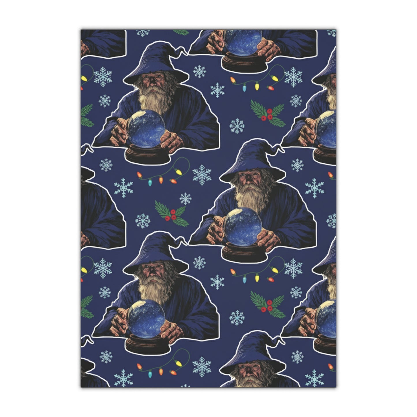 Pondering Wizard Wrapping paper