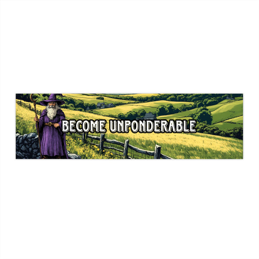 Become unponderable