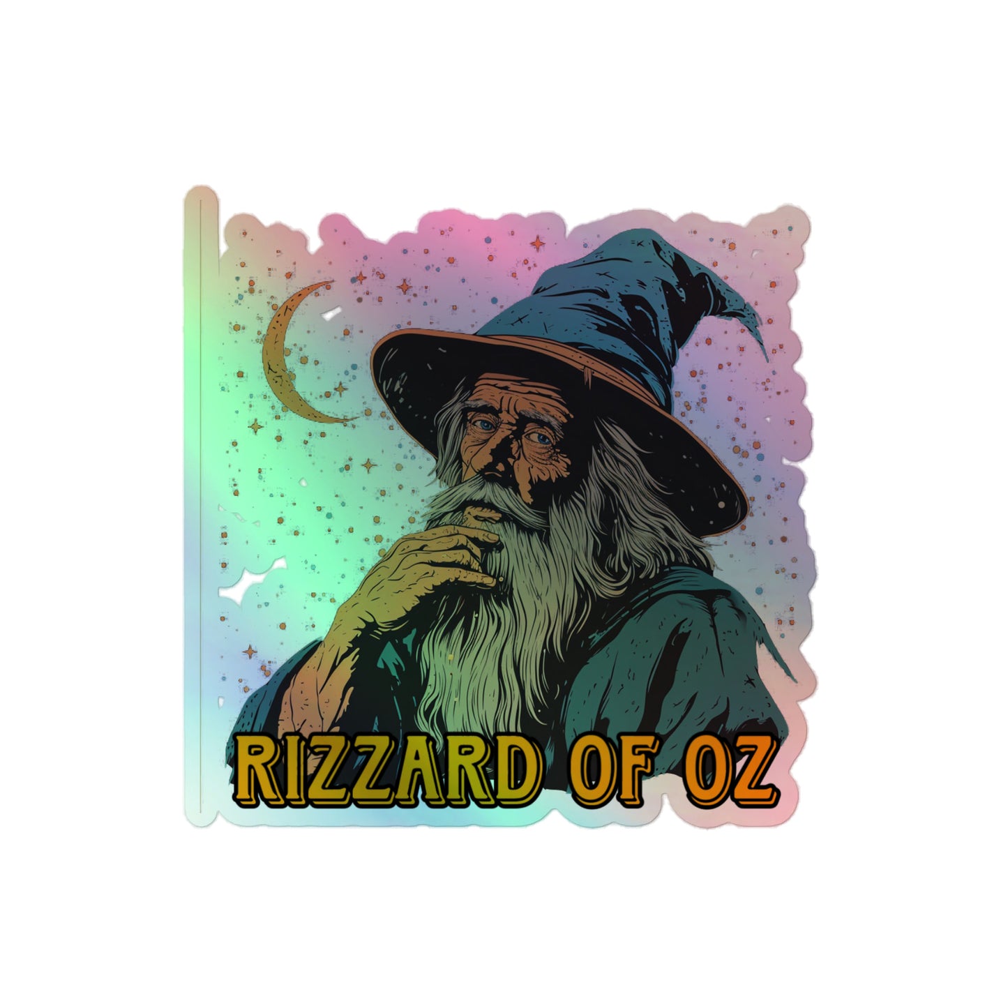 Rizzard of Oz Holographic sticker