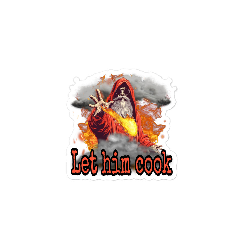 Let him cook sticker