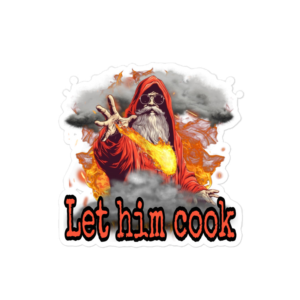 Let him cook sticker