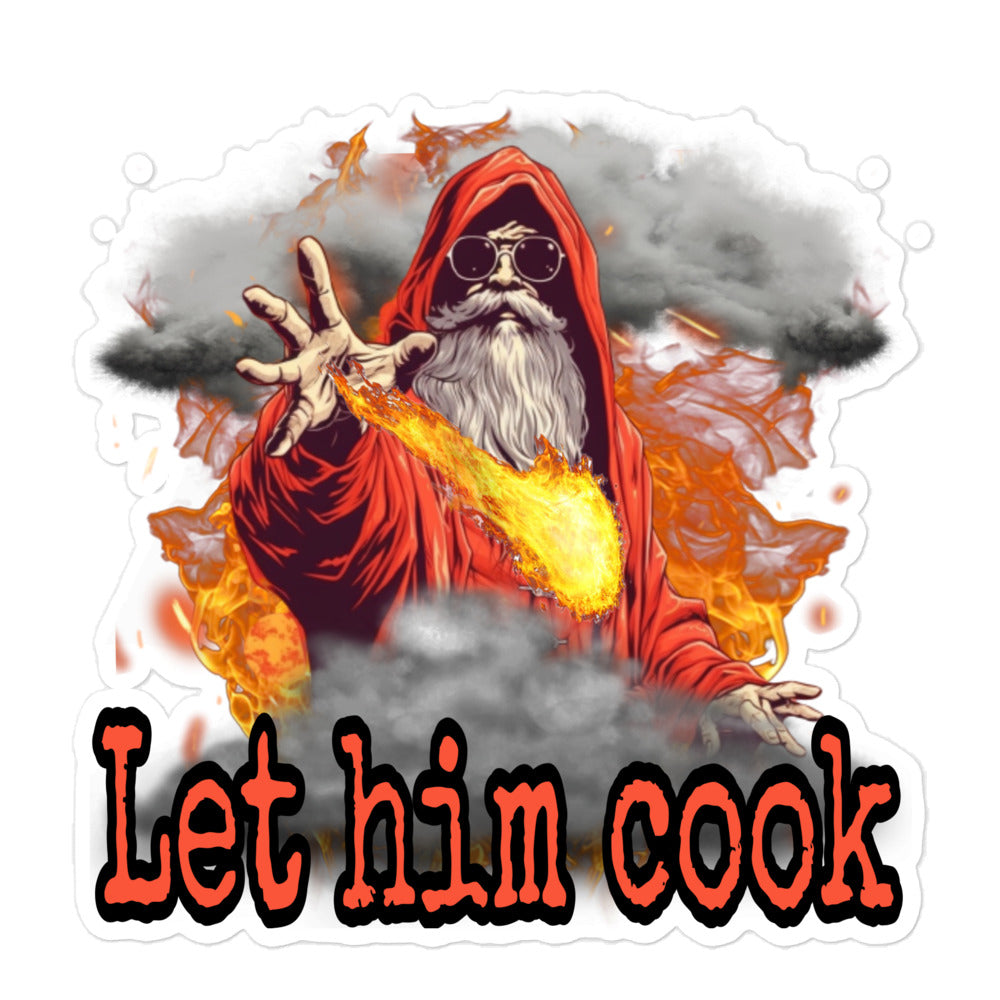 Let him cook sticker