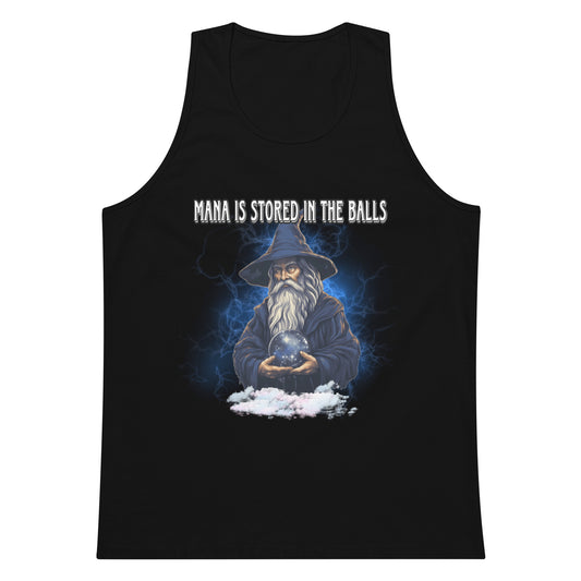 Mana is stored in the balls tank top