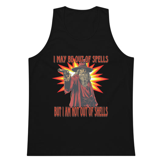 I may be out of spells but I am not out of shells tank top