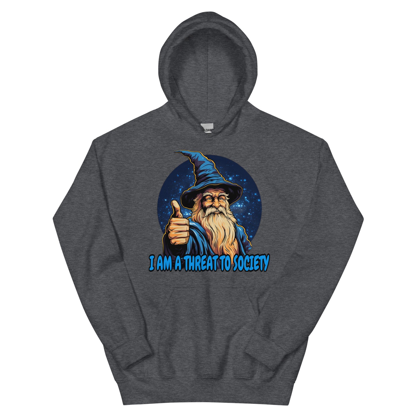 I am a threat to society hoodie