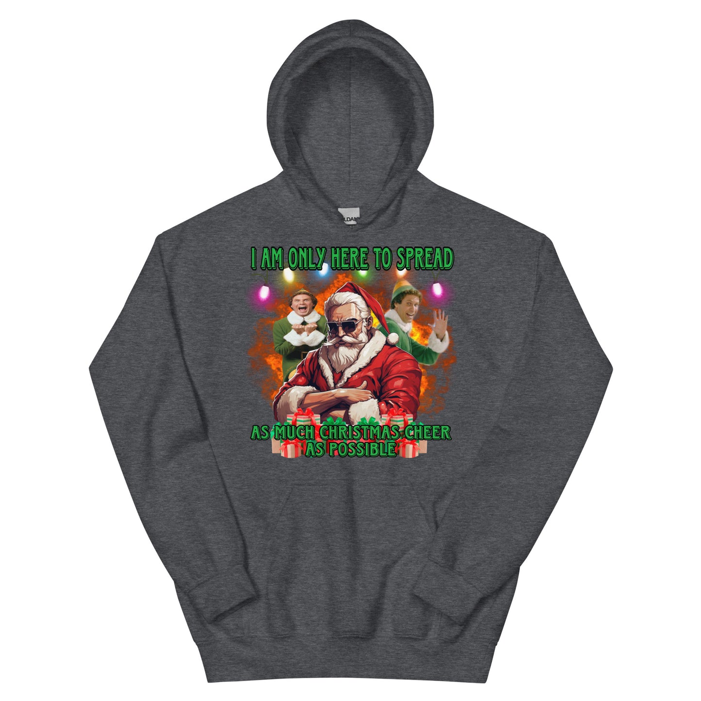 Ich bin hier, um so viel Weihnachtsfreude wie möglich zu verbreiten Hoodie