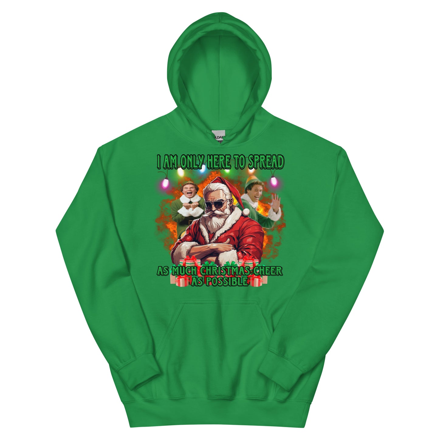 Ich bin hier, um so viel Weihnachtsfreude wie möglich zu verbreiten Hoodie