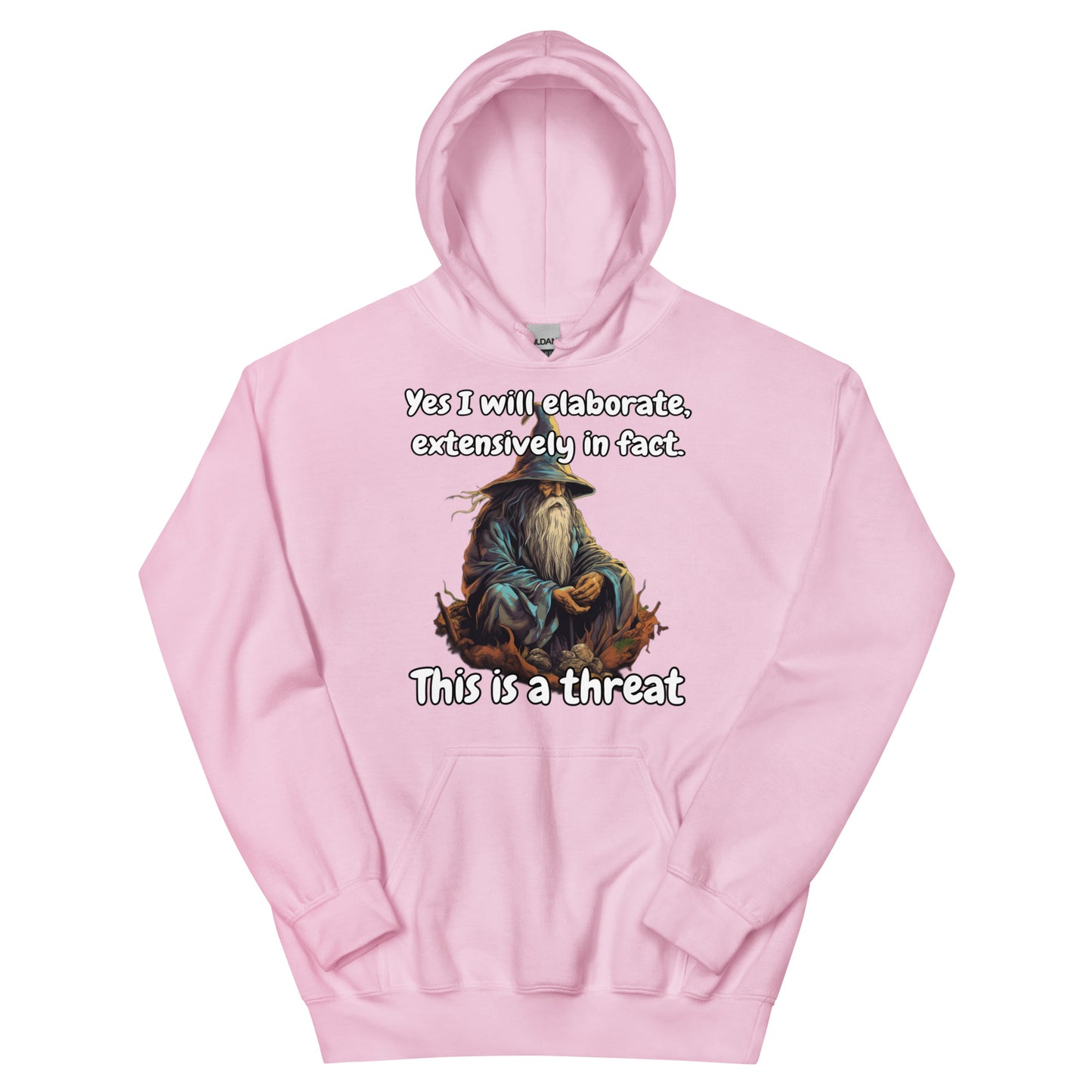 Yes I will elaborate hoodie