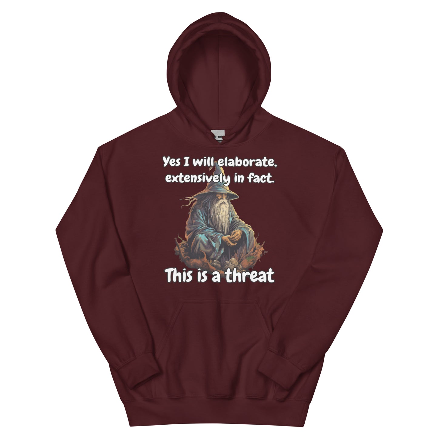 Yes I will elaborate hoodie