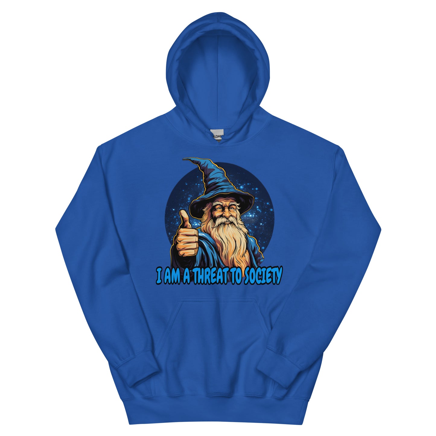 I am a threat to society hoodie