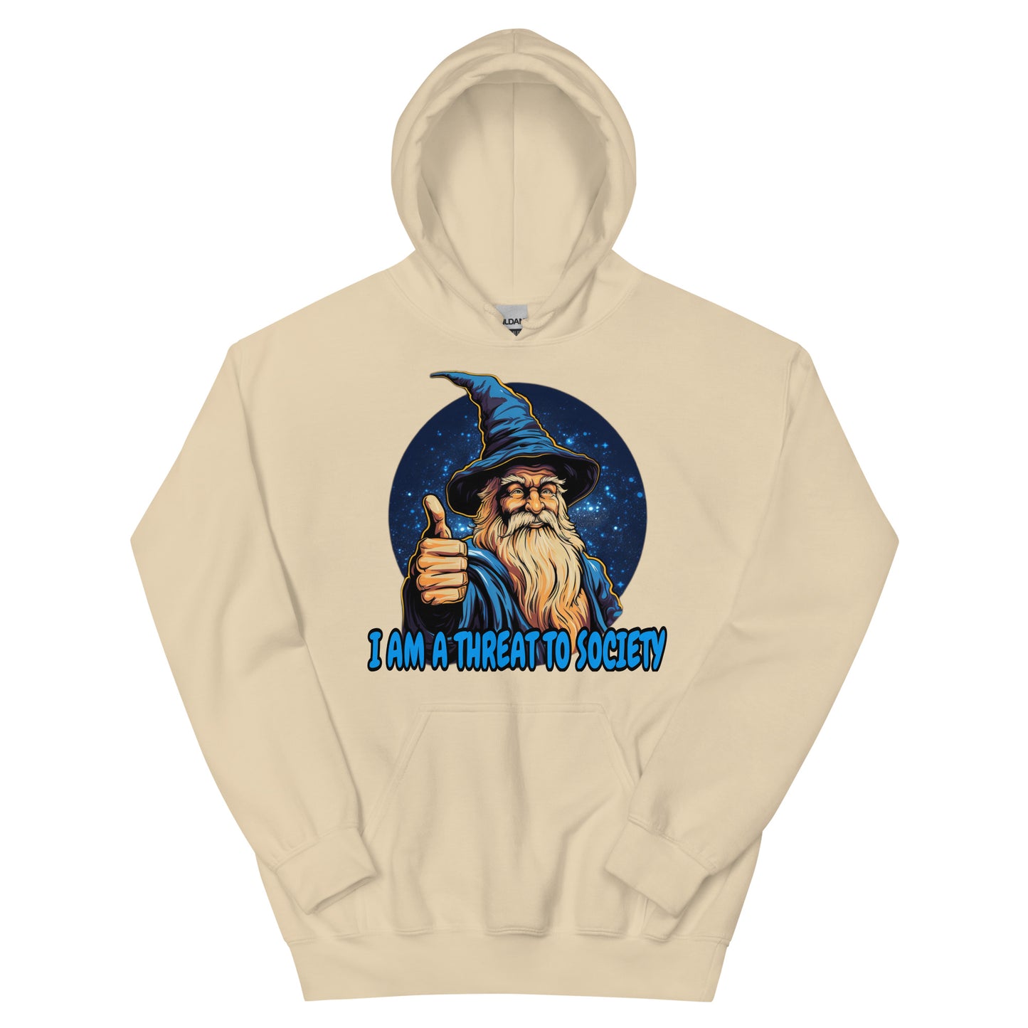 I am a threat to society hoodie