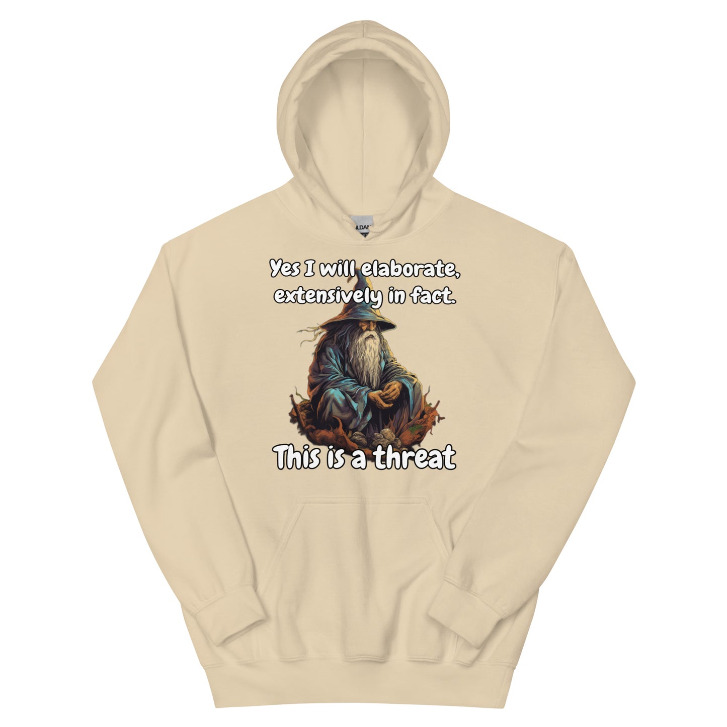 Yes I will elaborate hoodie