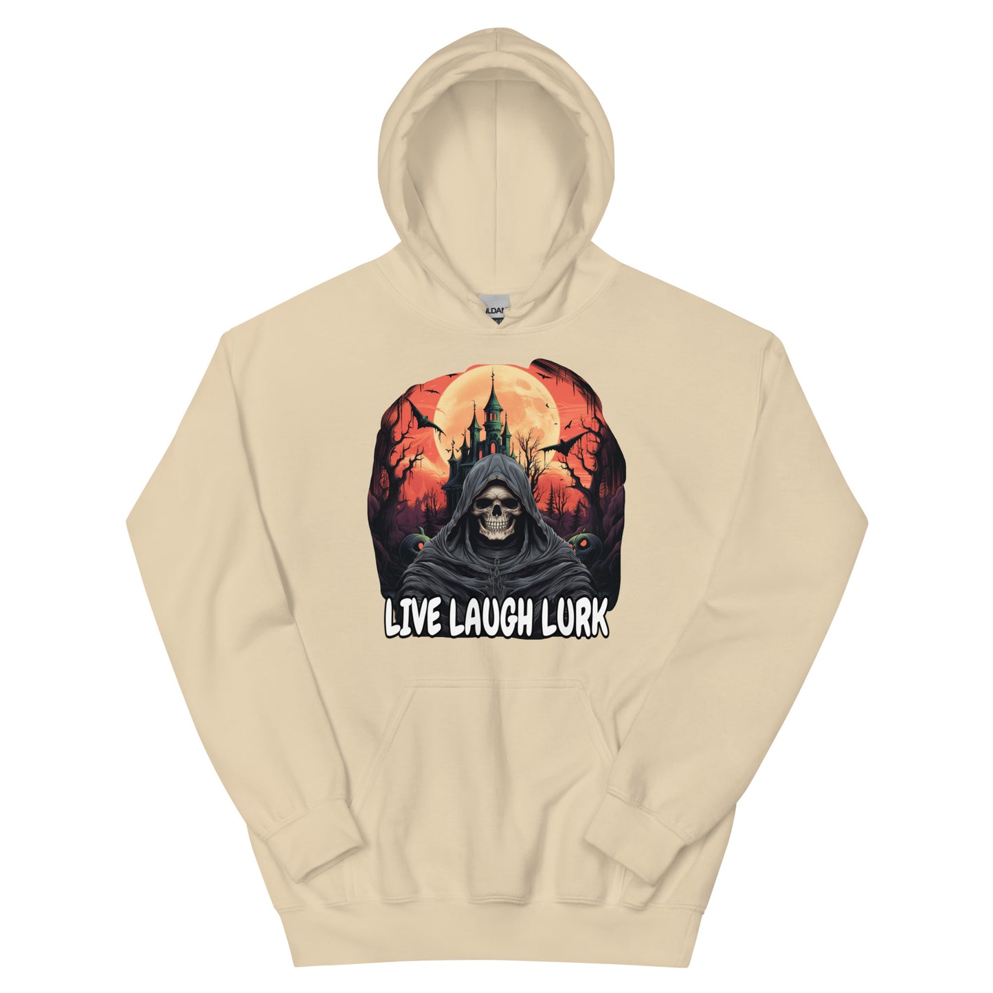 Leben, Lachen, Lauern Hoodie