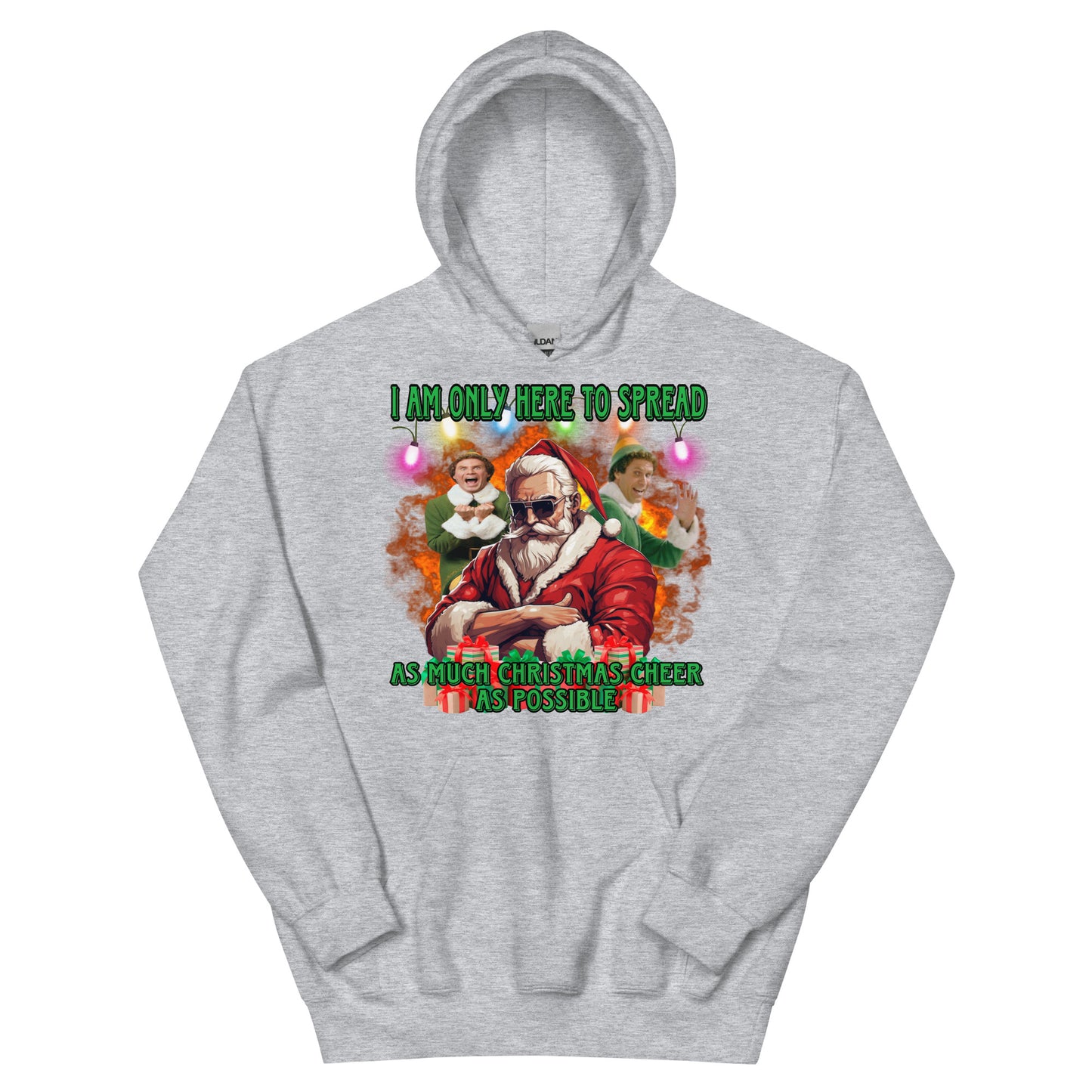 Ich bin hier, um so viel Weihnachtsfreude wie möglich zu verbreiten Hoodie