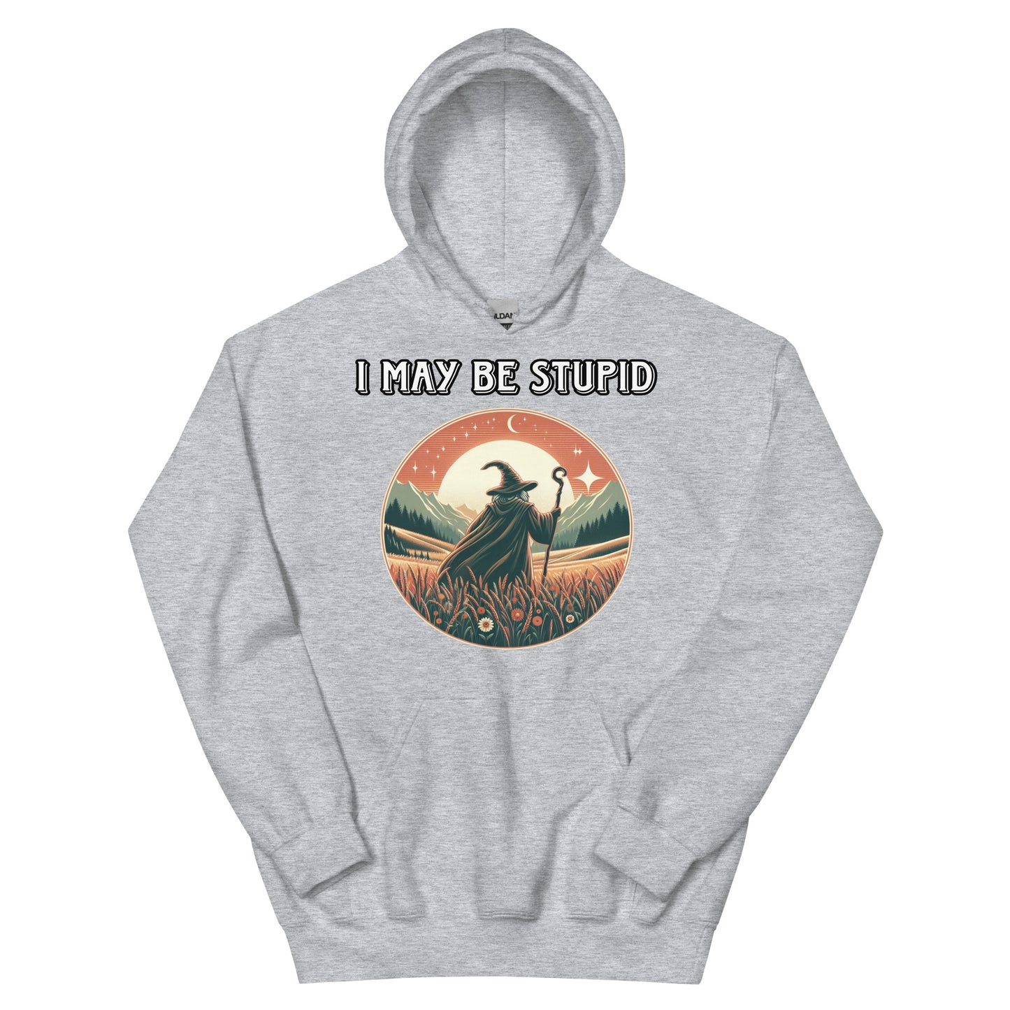 I may be stupid hoodie