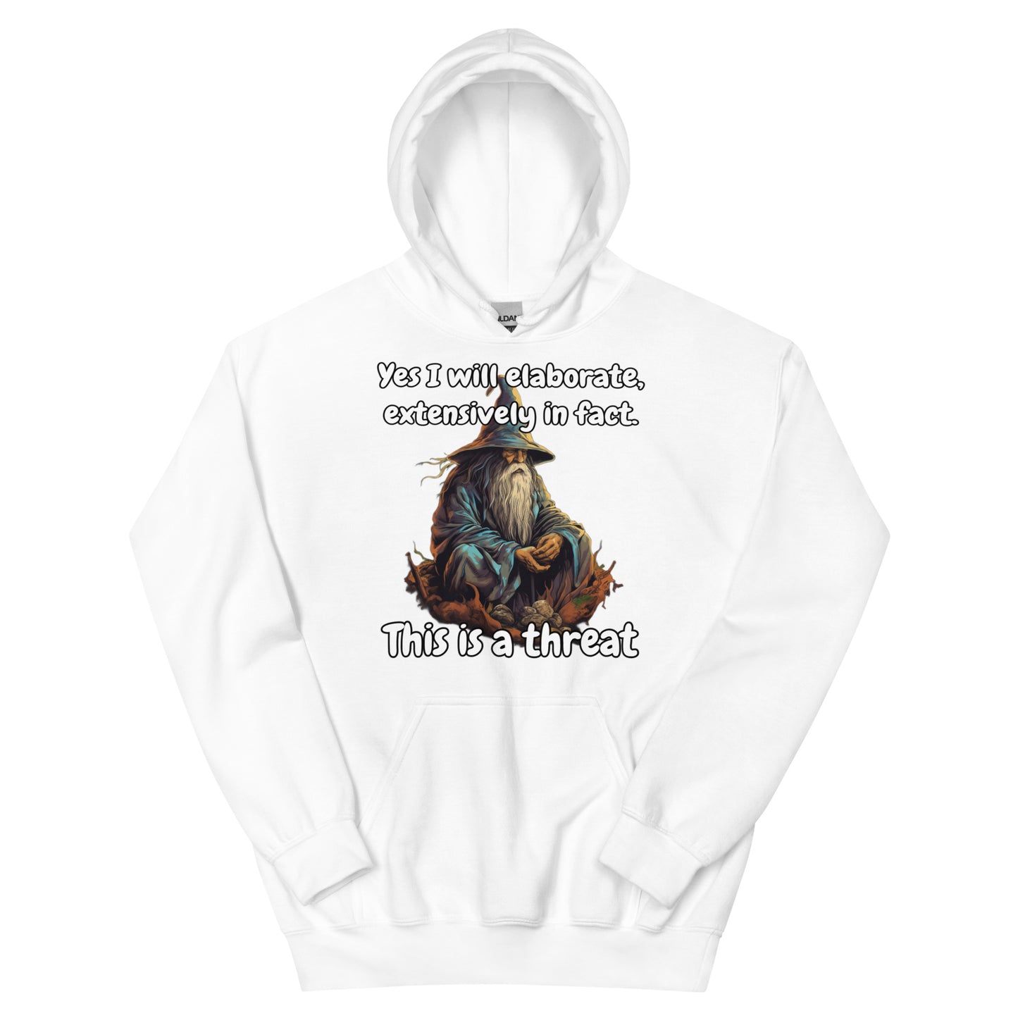 Yes I will elaborate hoodie