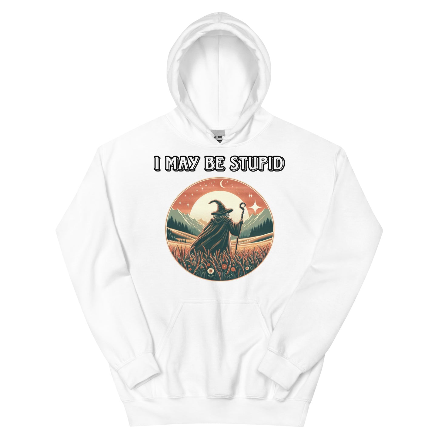 I may be stupid hoodie