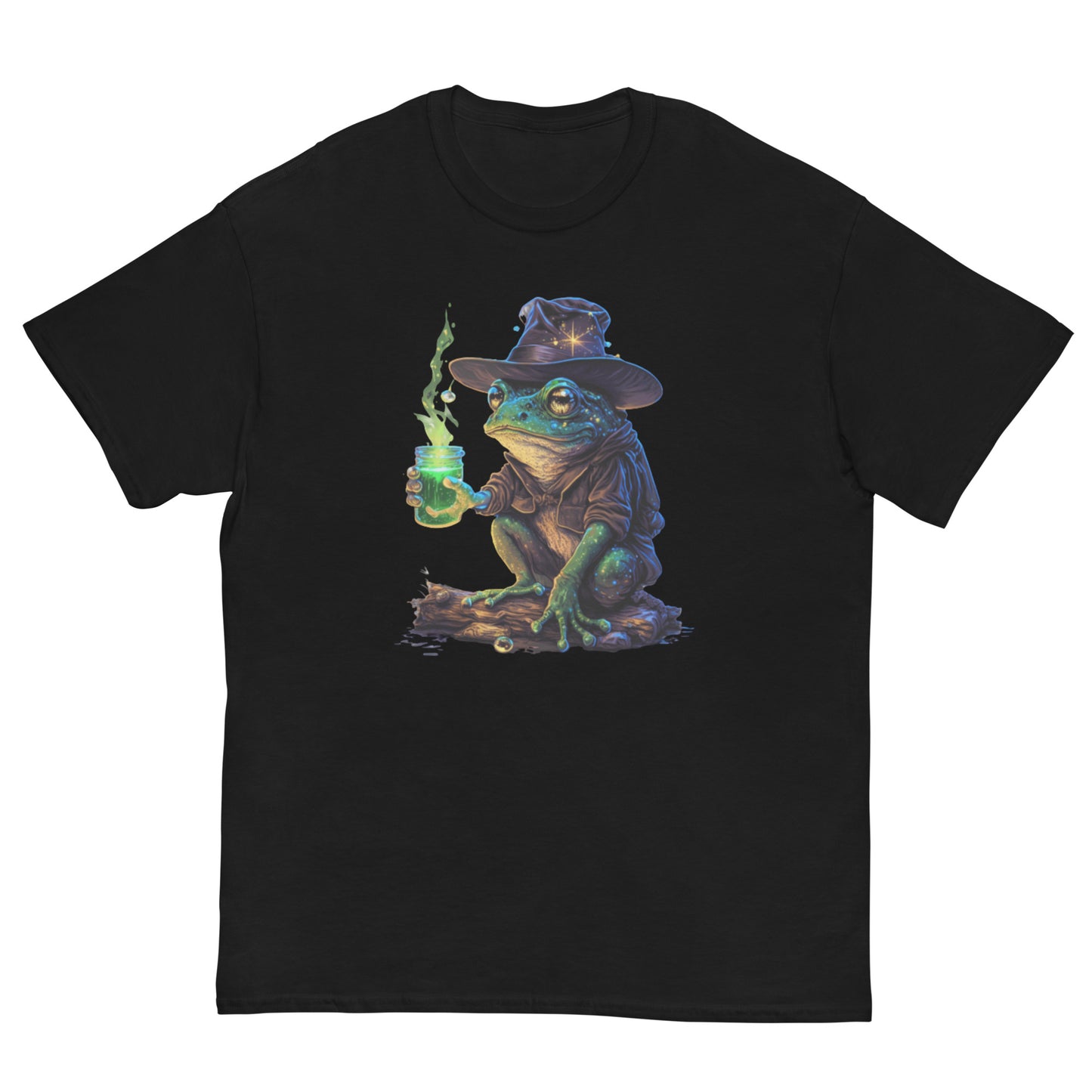 Alchemie Frosch Zauberer T-Shirt